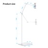 BEWISER Tablet Floor Stand，Adjustable Universal 360-degree Rotatable Aluminum Tablet Holder，