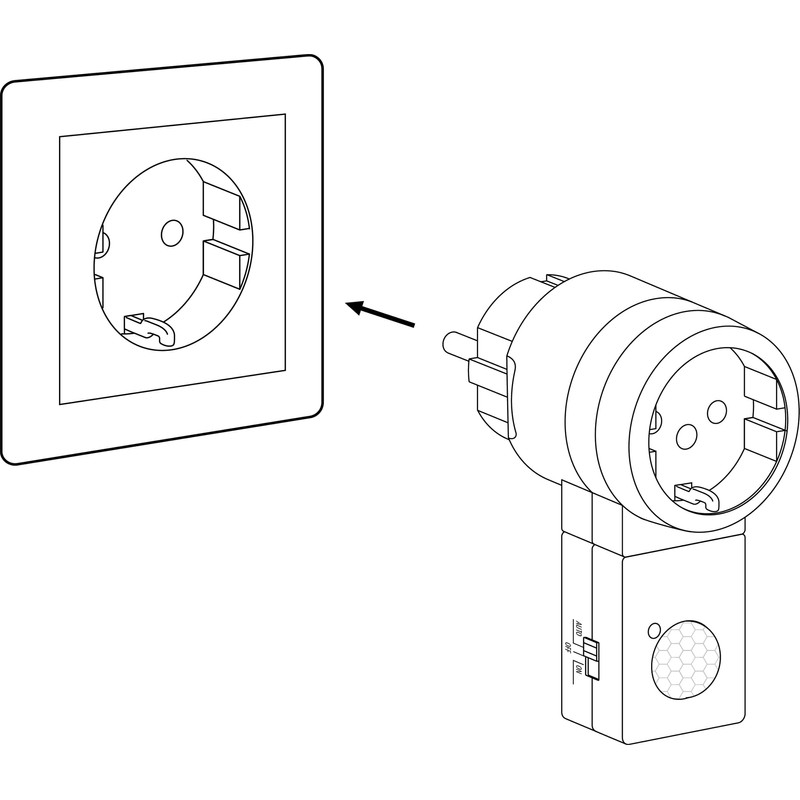 SEBSON Adaptor Plug PIR Motion Sensor – Set of 2