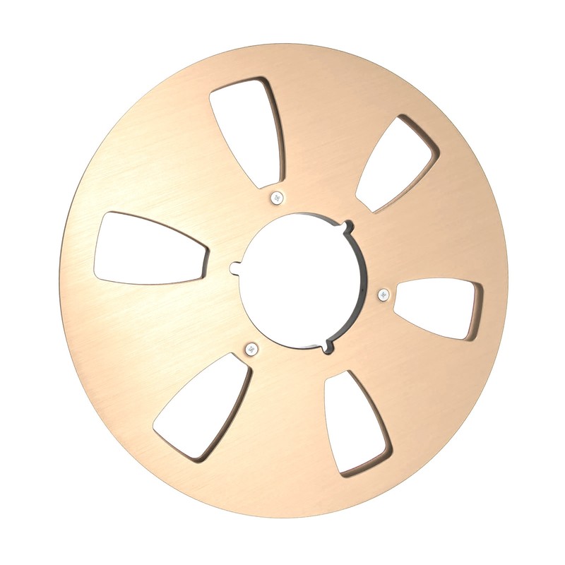 1/4 10.5 Inch Empty Takeup Reel 6 Hole Aluminum Alloy