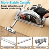 Aunocy Circular Saw Guide Rail, 24-Inch Adjustable Rip Cut Guide