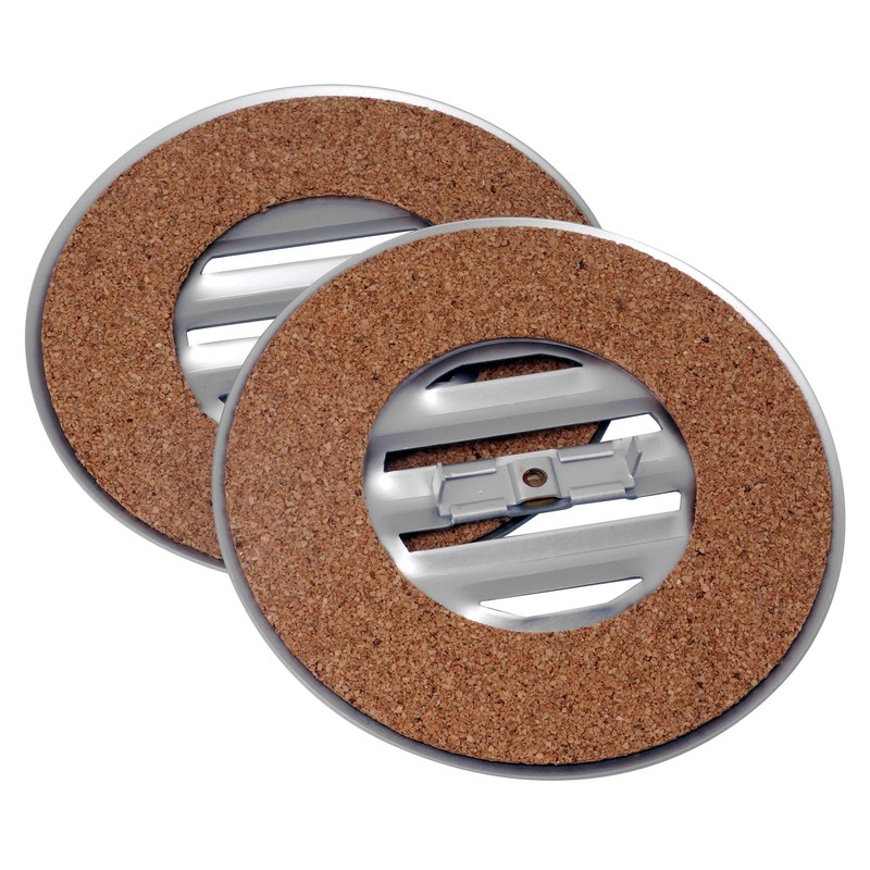 CRL Satin Anodized Finish Aluminum No-Draft Speak-Thru