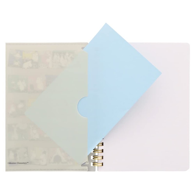 Sunstar Stationery S2639670 Moomin Notebook, Ring, Comic Pattern