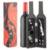 5-Piece Wine Accessory Set for Home Bars – Bottle-Shaped Corkscrew