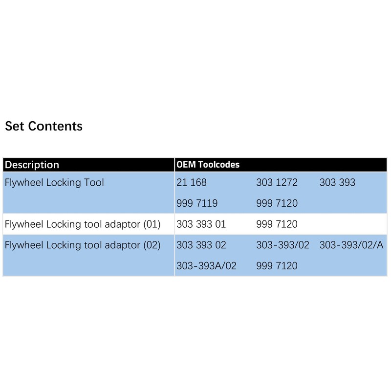Flywheel Locking Tool 303-393 Compatible for Ford Diesel/Petrol Engine