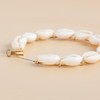 Natural Cowrie Shell Hoop Earring for Women White Shell Drop