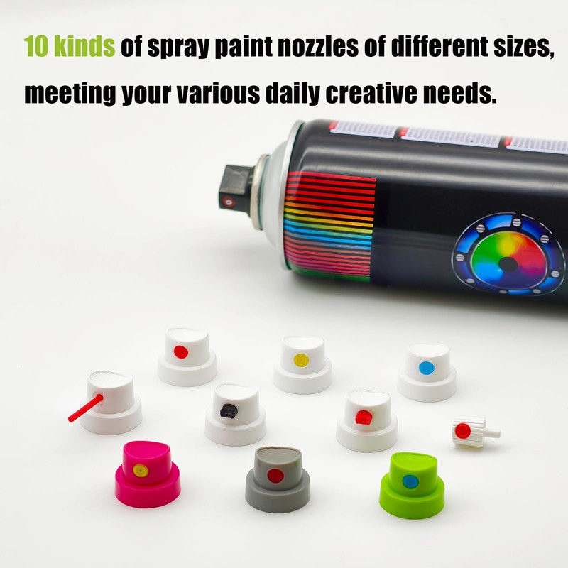 30 Pack Spray Can Nozzle for Female Cans - Universal
