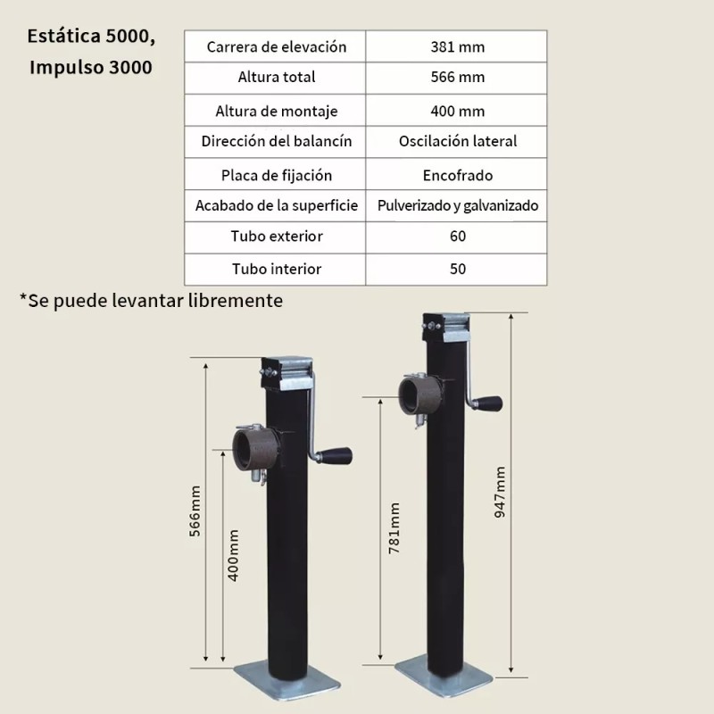 Fixitfast Soporte De Remolque De Gato Manual De 5000lbs