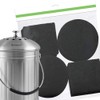 Compost Container Filter, 6-Piece Activated Carbon Filter Set, Kitchen Activated