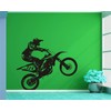 Heaven Decors Dirt Bike Rider Wall Sticker (Vinyl, 70 x