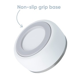 Owala Pet Bowl - Durable Stainless Steel, Food and Water Bowl for Dogs, Cats, and All Pets, Non-Slip Base, 48oz, White (Shy Marshmallow)