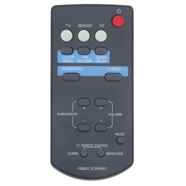 FSR62 ZC94940 Replace Remote Control - WINFLIKE FSR62 Remote Control Replacement for Yamaha Sound Bar System YAS201 YAS-201 YAS-201BL YAS-CU201 YASCU201 FSR62-ZC94940 Remote Controller