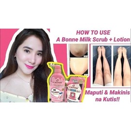 A Bonne Milk Power plus Collagen Body Lotion 500ml + 1 Spa Milk Salt - BUNDLE