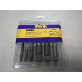 Irwin Industrial Tools 53645 Hanson Screw Extractor Set 6 Piece