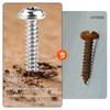 Pack of 60 Tapping Screws Stainless Steel M5 x 18