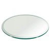 Fab Glass and Mirror 21" Inch Polish Round Glass Table