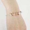Rose Gold Letter Charms Solid Sterling Silver Initial A-Z Alphabet