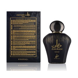 Khadlaj Zayaan Gold – Spicy, Fruity, Aromatic, Amber – Eau de Parfum Spray Long-Lasting Fragrance for Men, 3.4 Ounce / 100ml