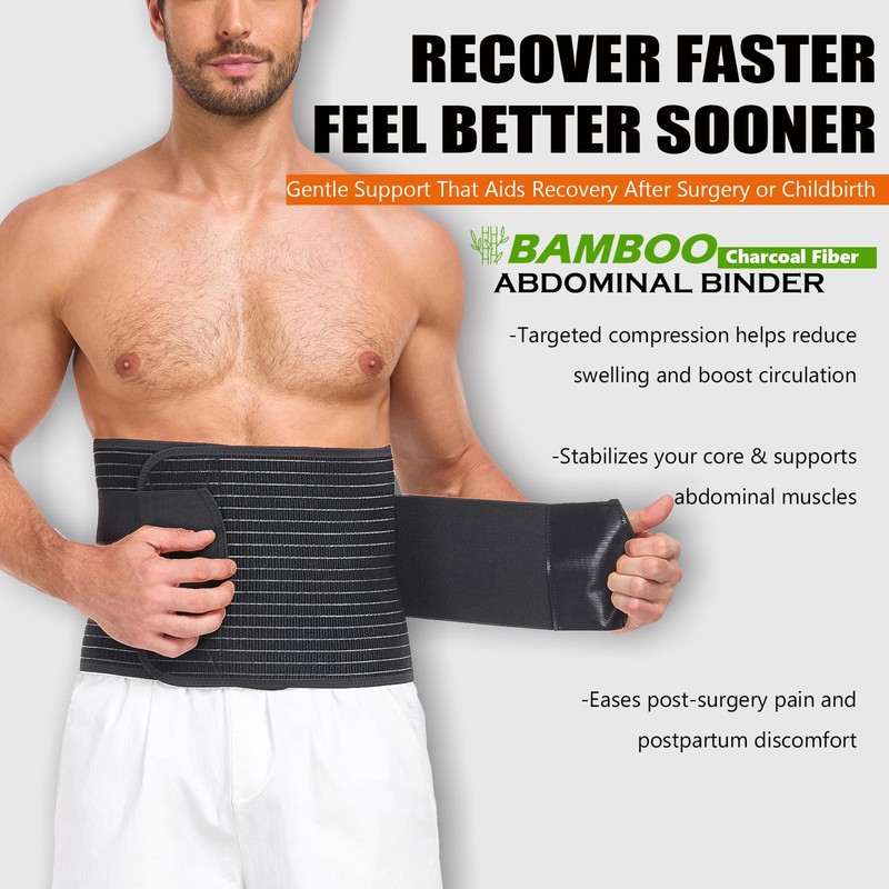 DOREIPA Abdominal Binder for Men and Women – Post Surgery