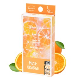 Johns Blend Car Air Freshener Musk Orange Refill Clip Air Vent Jar Design Car Air Freshener Car Supplies Calf Fragrance