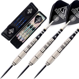 CUESOUL Tungsten Steel Tip Darts- Precise Barrels 22/24/26 Grams 90% Tungsten