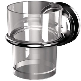 RIDDER リダー サクション タンブラーホルダー 80x127x95mm 収納ラック 吸盤 取り付け簡単 企画ドイツ RI12030000