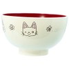 Nontan 820520 Lacquer Soup Bowl, M, Made in Japan