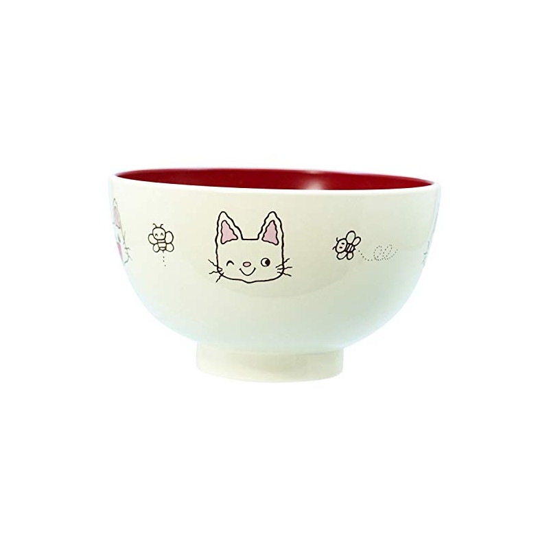 Nontan 820520 Lacquer Soup Bowl, M, Made in Japan