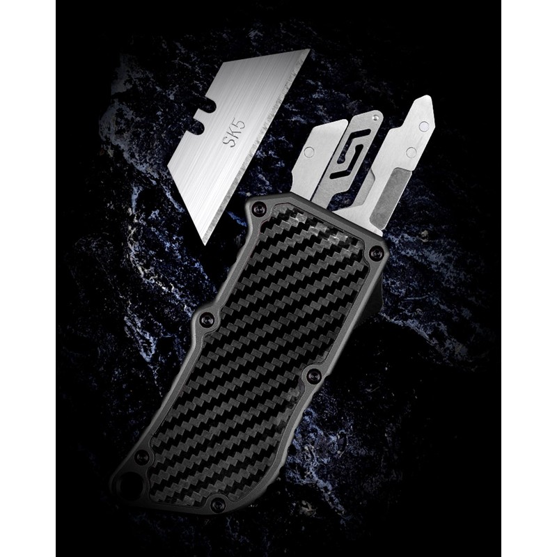 ainhue RU36 Retractable Utility Knife, 3.66 Inch Aluminum Ergonomic Handle