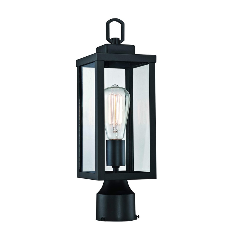 WISBEAM Outdoor Post Light, Pole Lantern, E26 Base 60W Max,