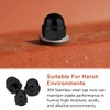 Drenky Cap Nuts M8 Black Stainless Steel A2 V2A Acorn