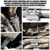 Vitonsbay 3.5 Inch Exhaust Clamp,3 1/2 In Butt Joint Exhaust