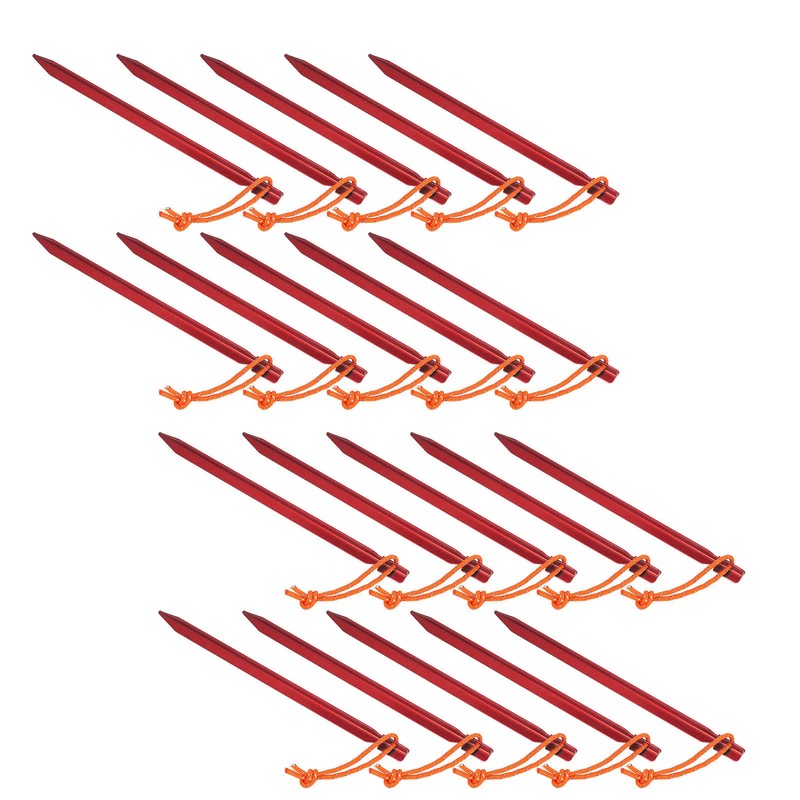20pcs Tent Stakes V Shape Heavy Duty Tent Peg with
