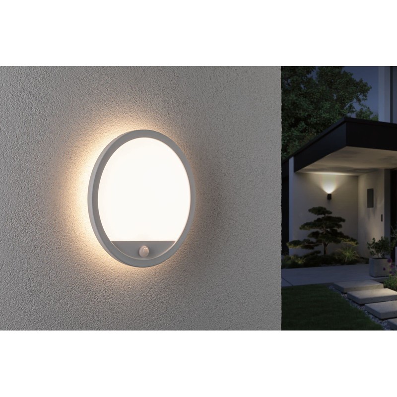 Paulmann 94662 LED Outdoor Light Panel Lamina with Motion Sensor