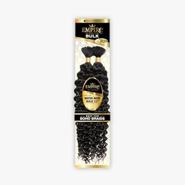 Sensationnel Empire bulk hair braiding - water wave bulk 22inch human hair with for knotless box or curly loose wave hair styles - HH Empire water wave bulk 22 inch (613 BLONDE)