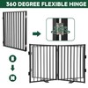 Snagle Paw Full Metal Freestanding Dog Gate,Indoor Dog Gate with