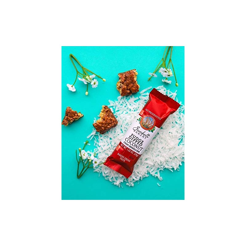Sunbelt Bakery Fudge Dipped Coconut Chewy Granola Bars, 50 -
