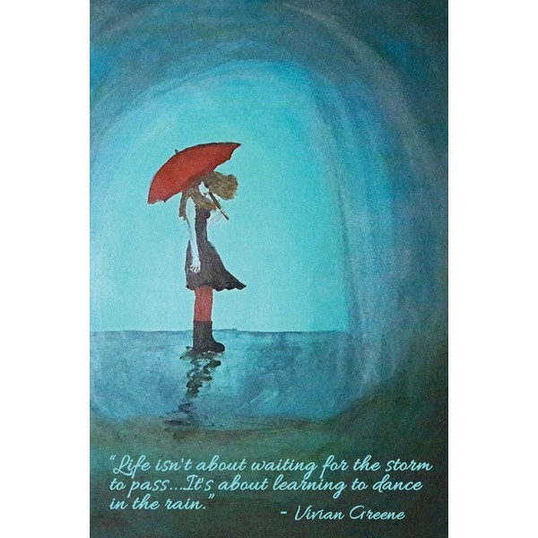 Dancing in the Rain (Project/Holiday Planner): 6 x 9, Project/Daily