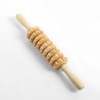 Wooden acupressure roller massage stick
