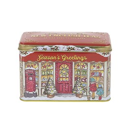 New English Teas Season's Greetings Christmas Tea Tin with 40 Teabags