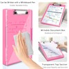 Clipboard with Storage,Heavy Duty Clip Boards 8.5x11 with 2 Storage
