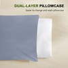 Organic Buckwheat Pillow for Sleeping with Dual-Layer Pillowcase and Extra