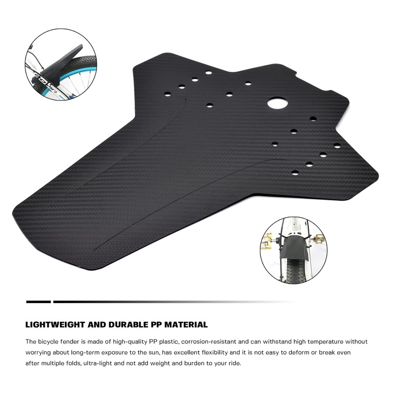 Bailinks Bike Fender Mud Guards,2 Pieces Mountain Bike Mudguards Set,MTB