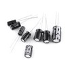 500pcs 24 Values Aluminum Electrolytic Capacitor Assorted Kit 10V~50V 0.1uF