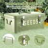Zenymb Seed box, Seed storage box, Garden seed organizer