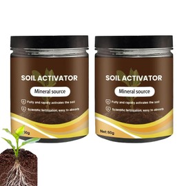 2PCS Soil Activators, Organic Soil Activators and Plant Fertilizers, Garden Beds for Cultivation, Potting Mix and Seedling Compost, Promoting Plant Rooting 60g