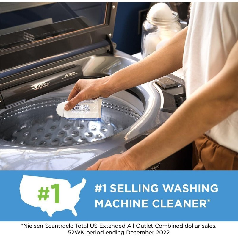 Affresh Washing Machine Cleaner, 6 Month Supply, Cleans Front Load