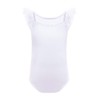 Dance Leotard for Girls Ballet Dress Back Bow Flutter Sleeve