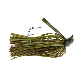 GS Gridiron Football Jig, 1/2 oz, Green Pumpkin, Bass Master Classic Fishing Lure