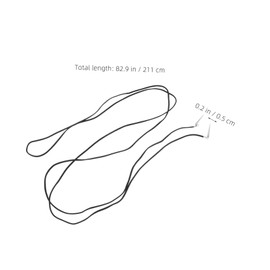 BESPORTBLE 2pcs Minimalist Metal Pendant Necklace for Women Chic Neck Decor Fashionable Jewelry for Parties Unique present for Birthdays and Special Occasions