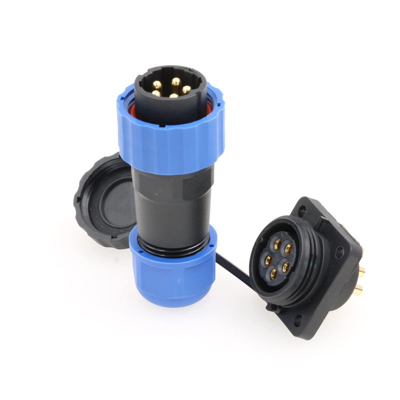 ZBLZGP SD20 Waterproof Connector IP68 Circular LED Power Cable Plug